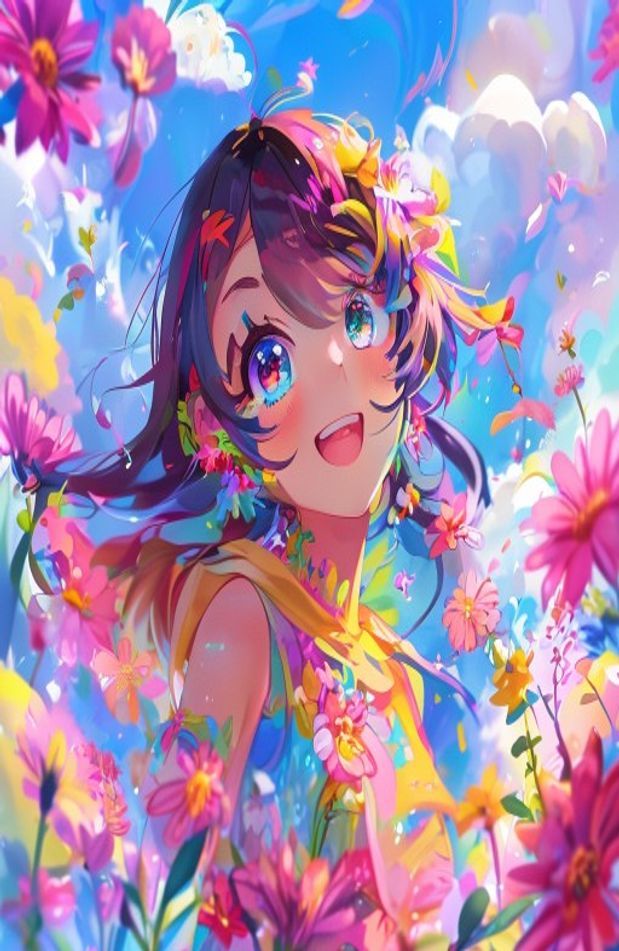 Cute Anime Girls Wallpaper