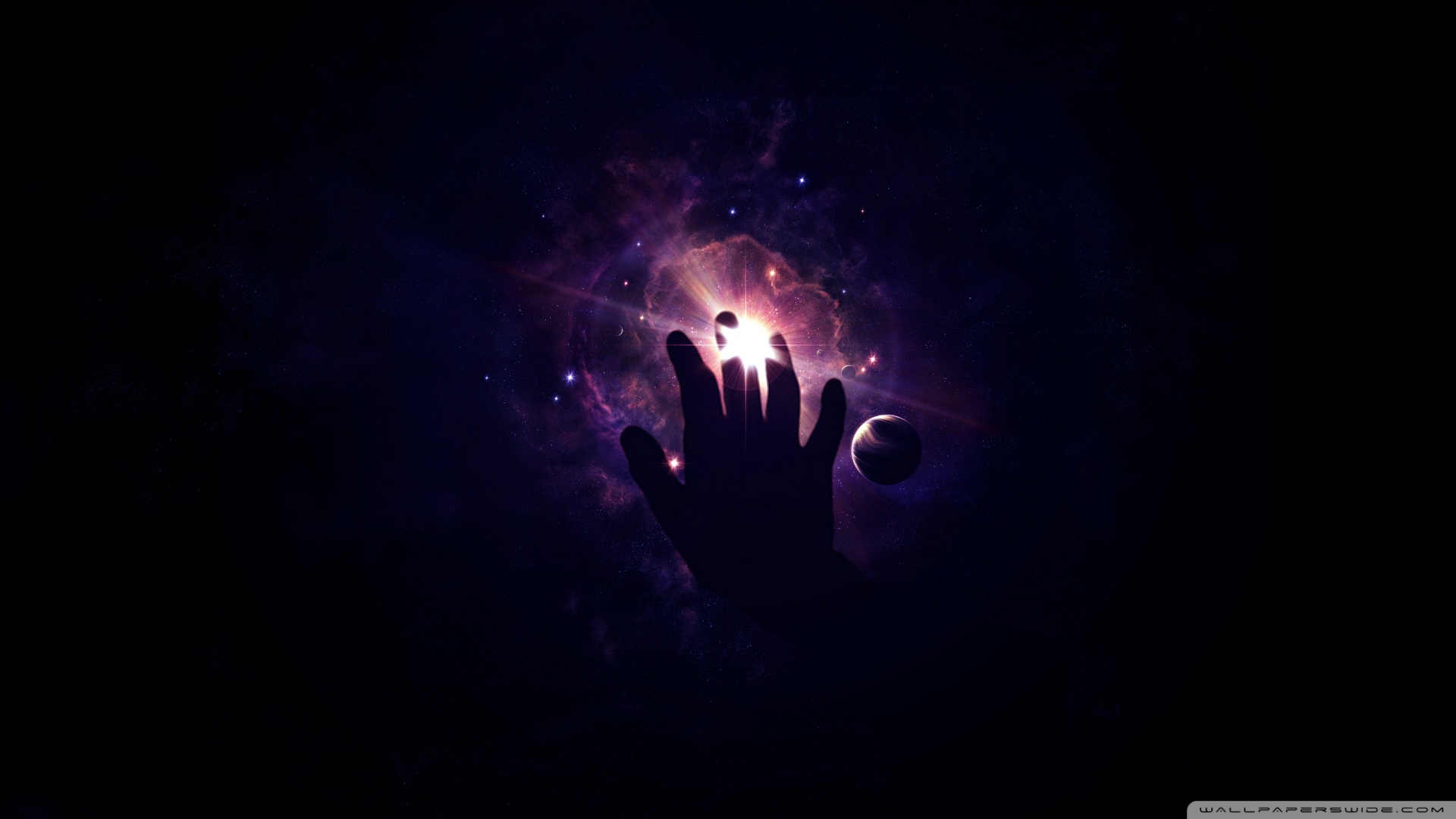 Touch The Universe Wallpaper