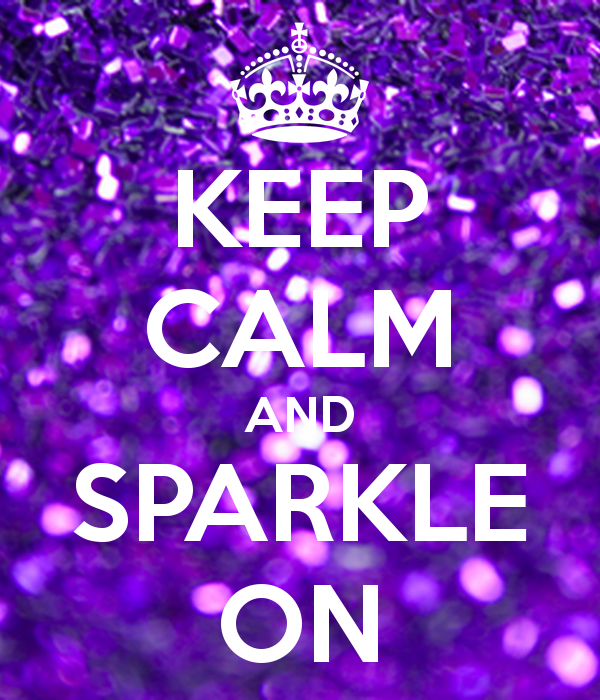 Keep Calm And Sparkle On Carry Image Generator