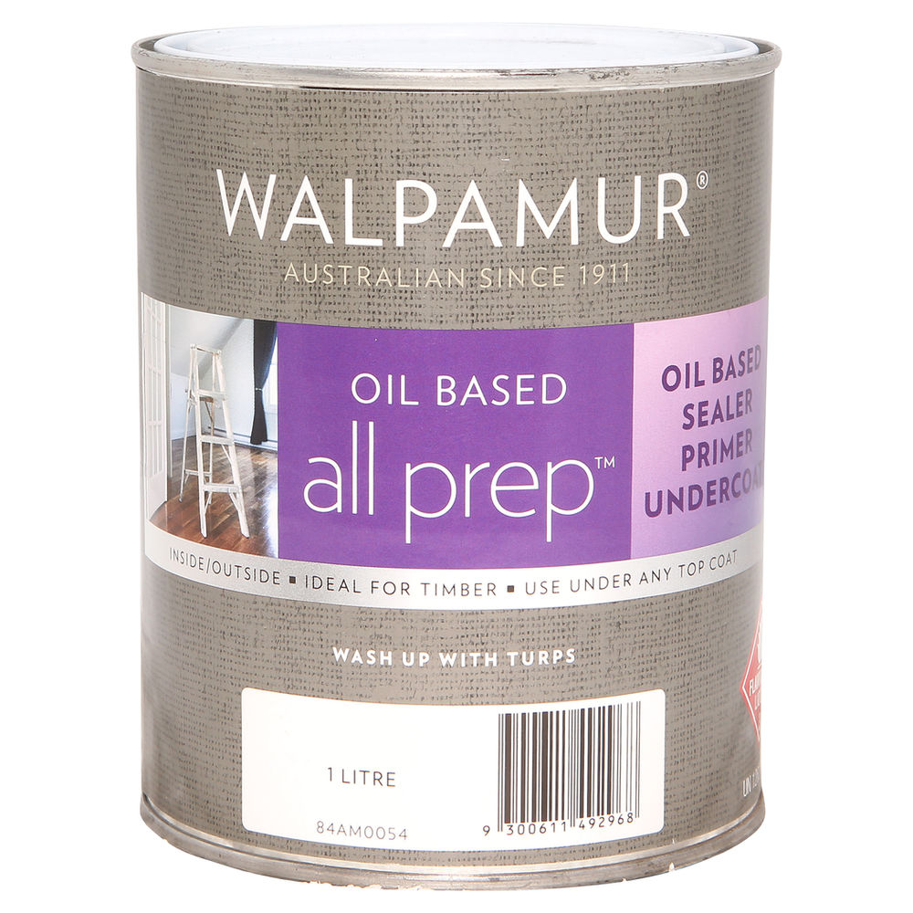 Primer Paint Walpamur Oil Based All Prep Sealer Undercoat 1l