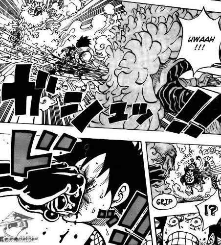 One Piece 760 Manga Chapter Review  Luffy Law VS Doflamingo Contd 452x500