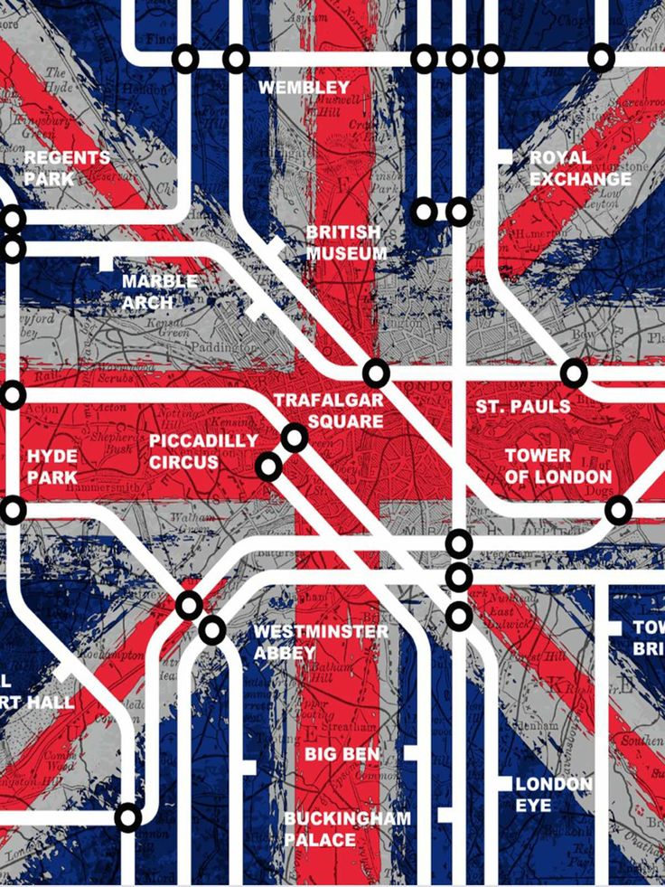 London Tube Stations Wallpaper By Muriva Union Jack Attack Pinter