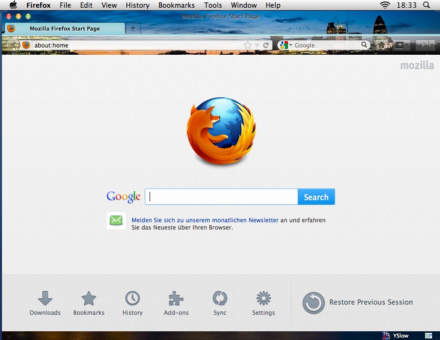 open in firefox