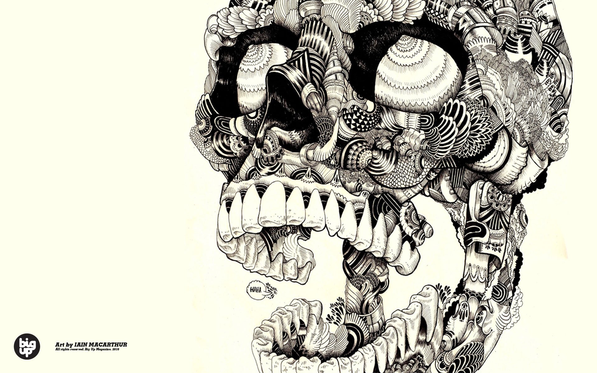 Skulls Artwork Sugar Wallpaper