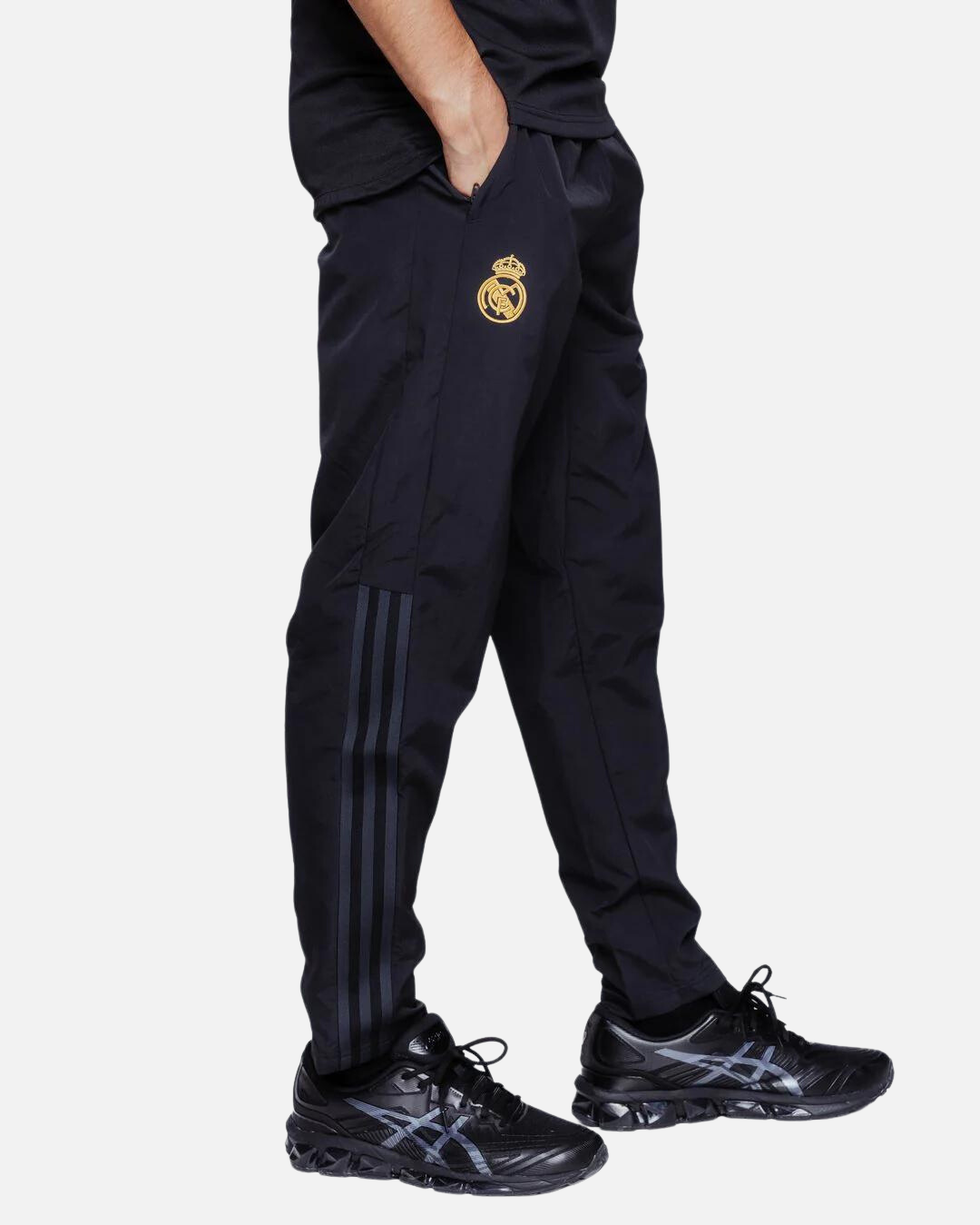 Real Madrid Track Pants Black Gold Footkorner