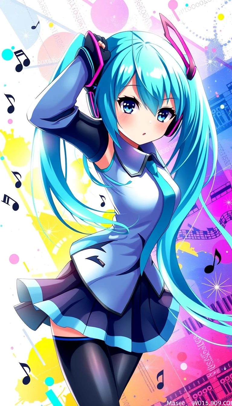 Hatsune Miku Phone Wallpaper