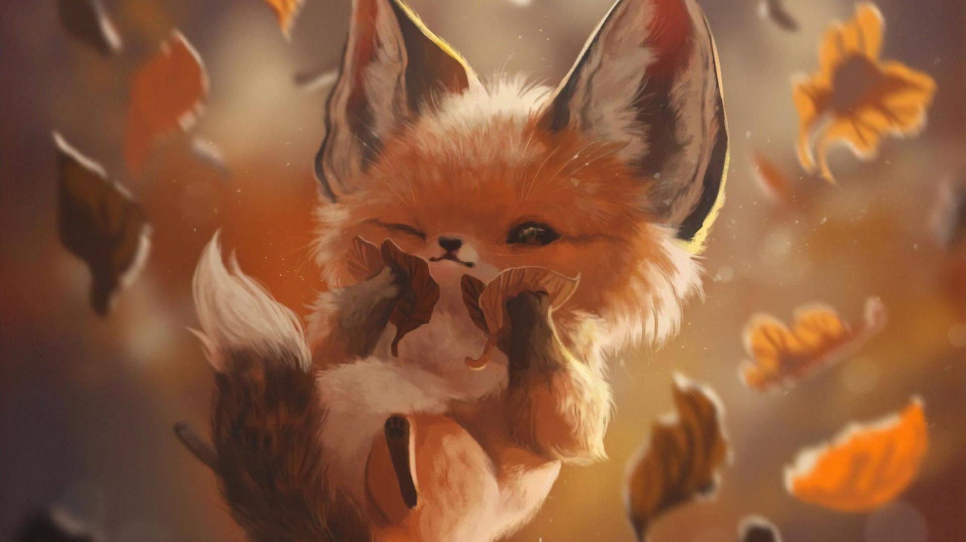 Cute Fox Wallpaper