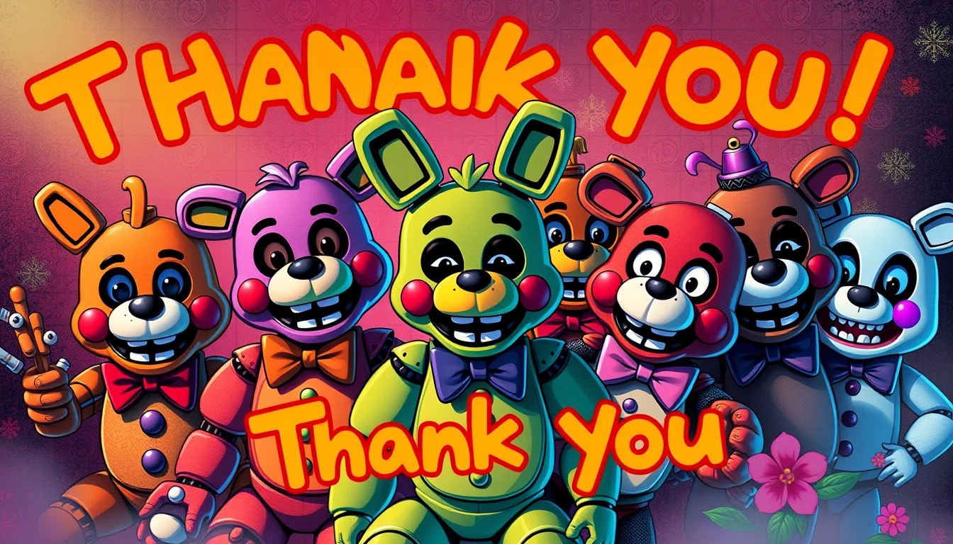 🔥 Free Download Fnaf Thank You Wallpaper by @travisd | WallpaperSafari