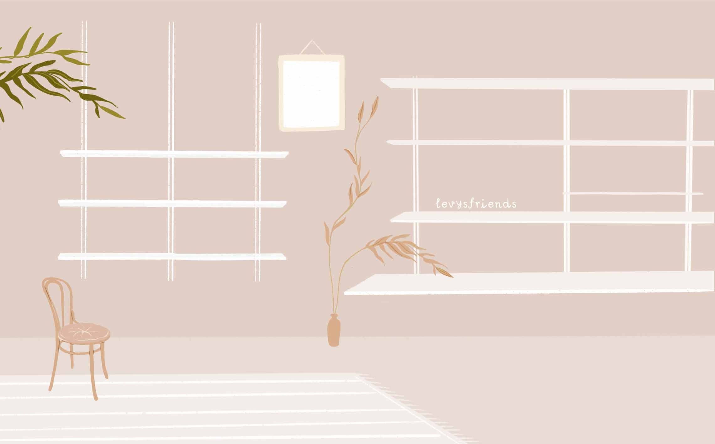 Desktop Wallpaper Organizer With Custom Icons