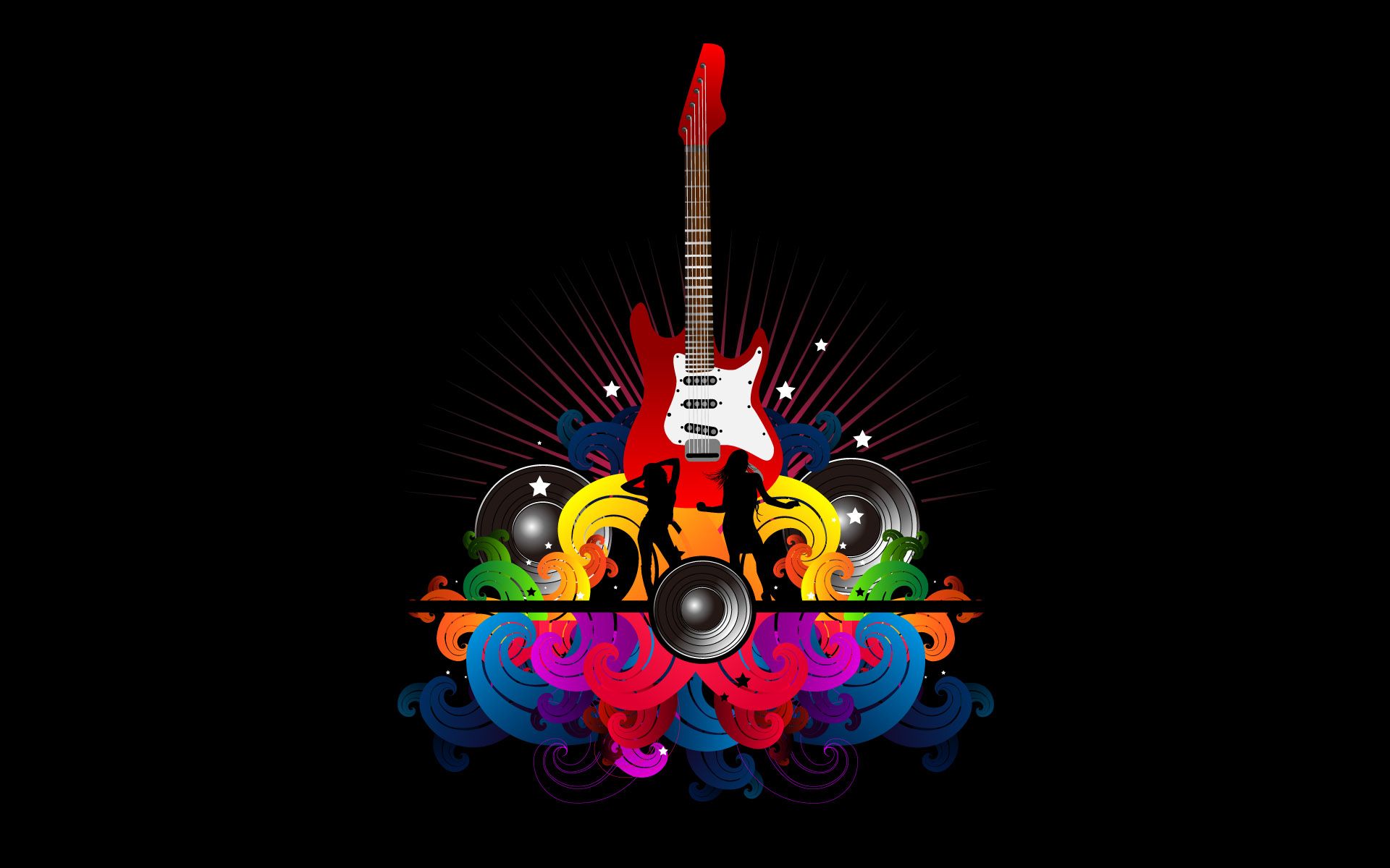 Abstract Guitar Wallpaper Cool Things Music