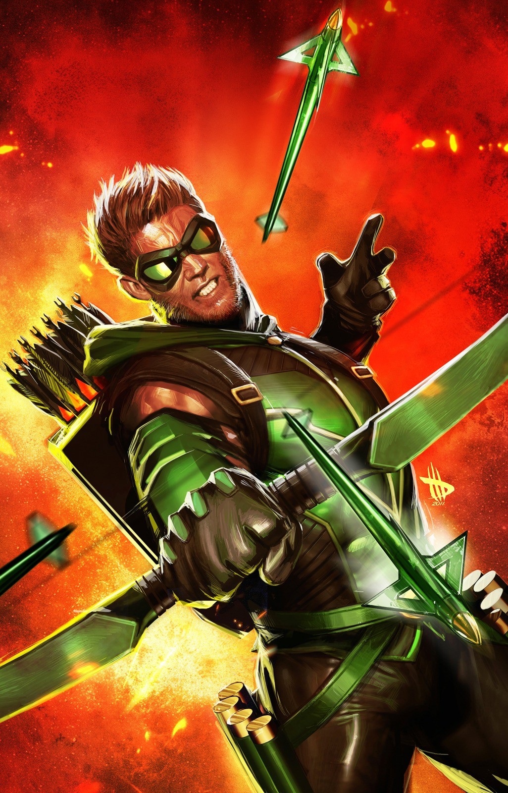 Dc Ics Superheroes Justice League Green Arrow New