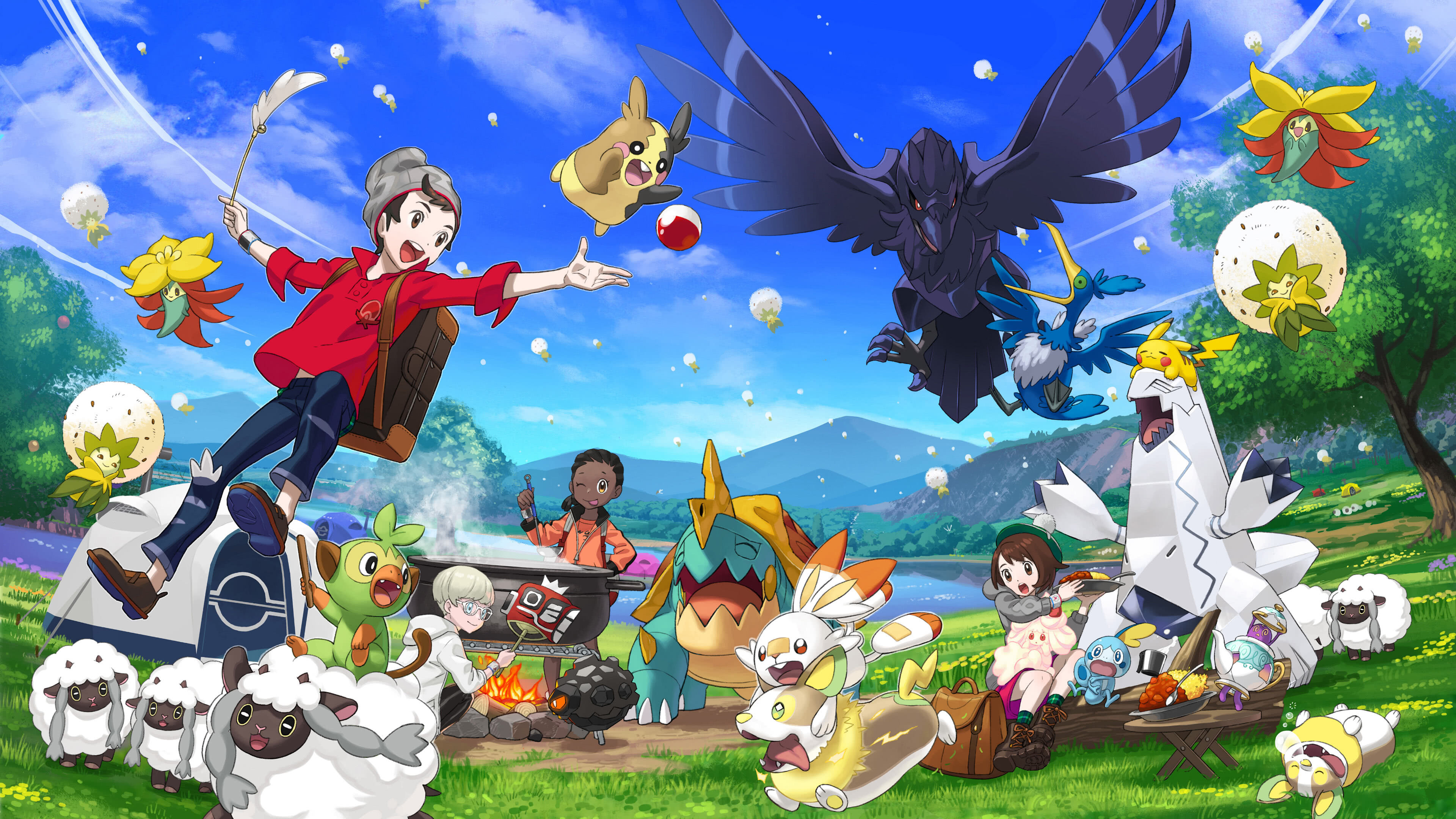 Pokemon Sword And Shield Poster Art UHD 4k Wallpaper