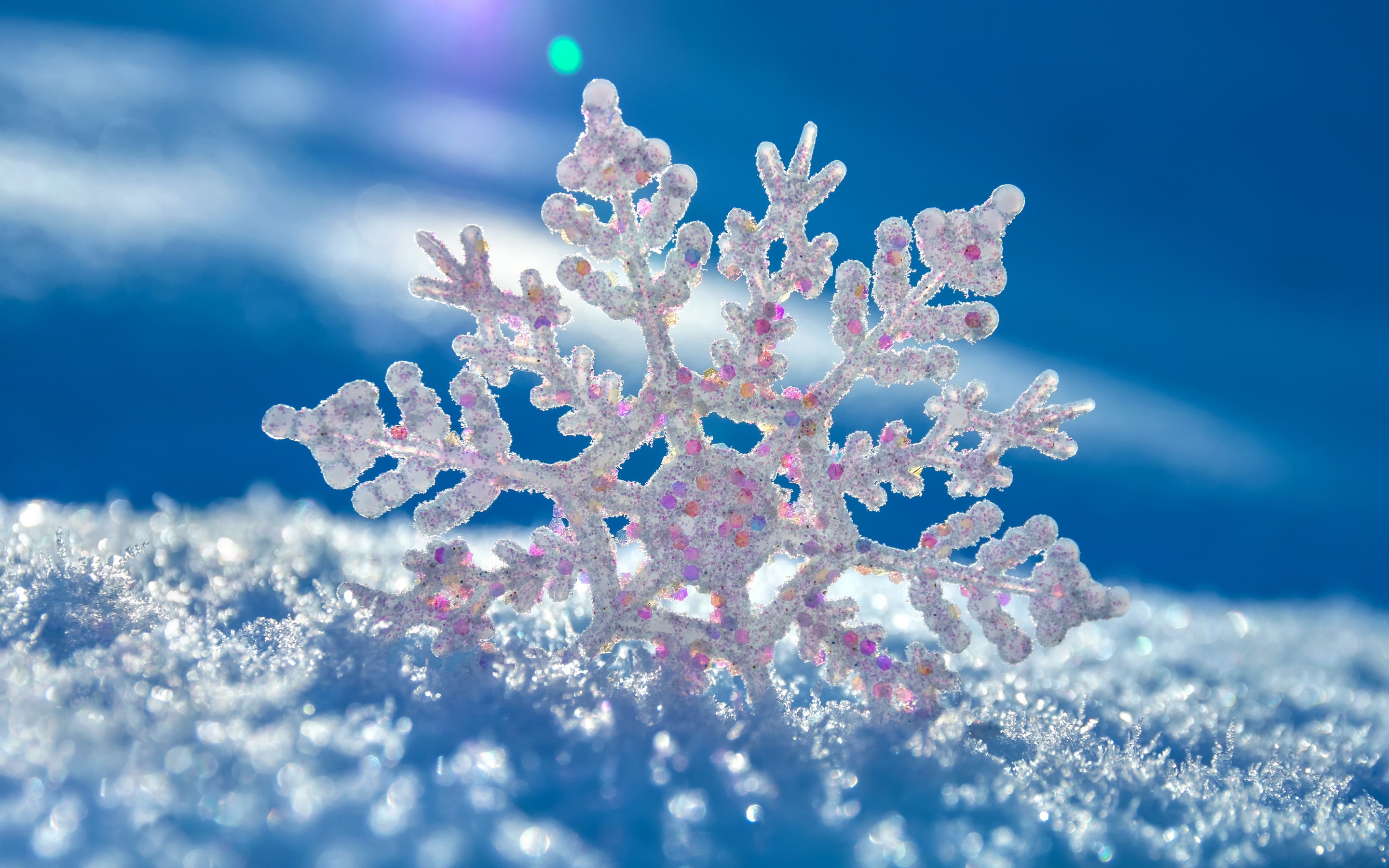 Snowflake HD Wallpaper