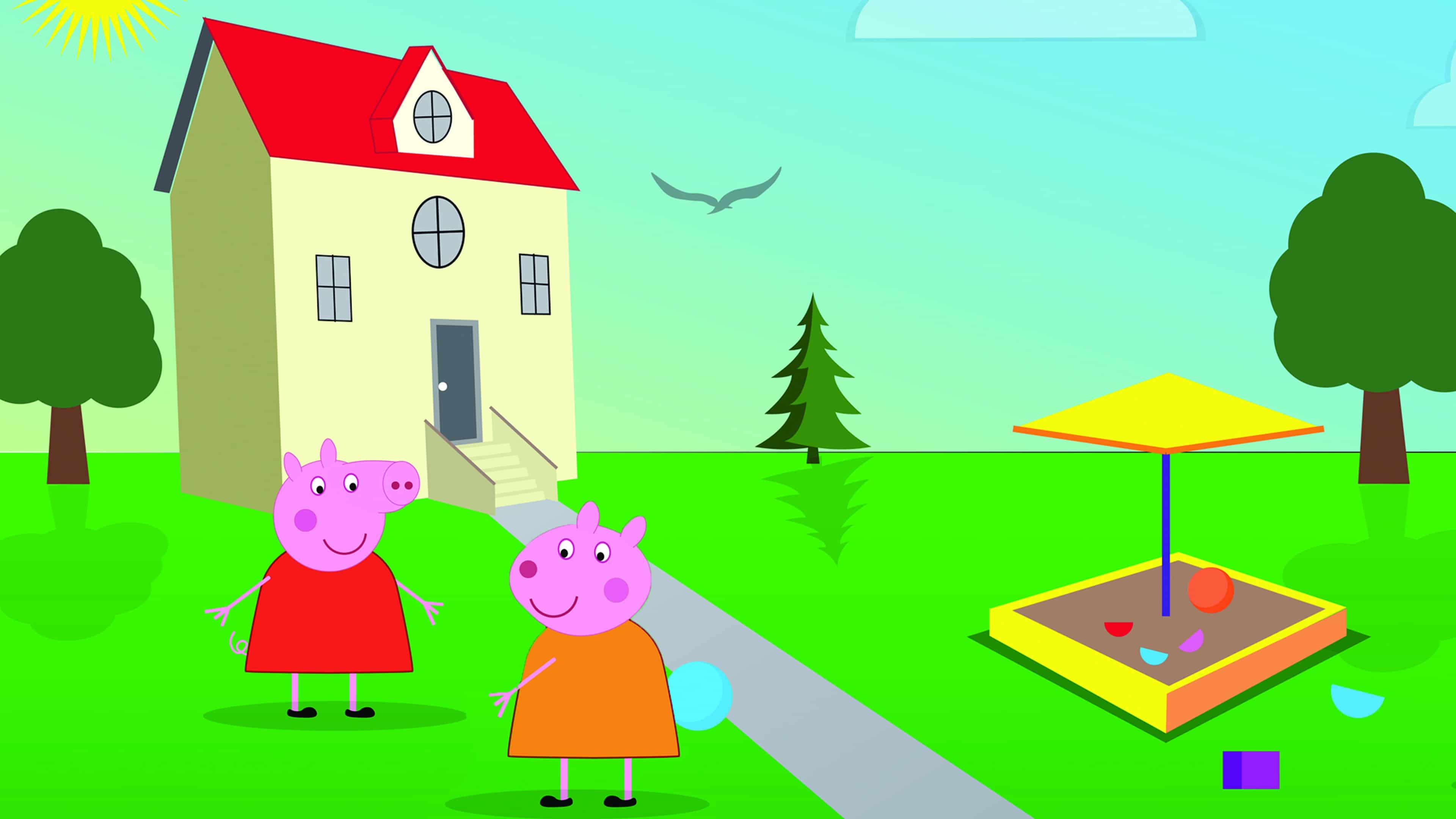 HD Peppa Pig House Wallpaper