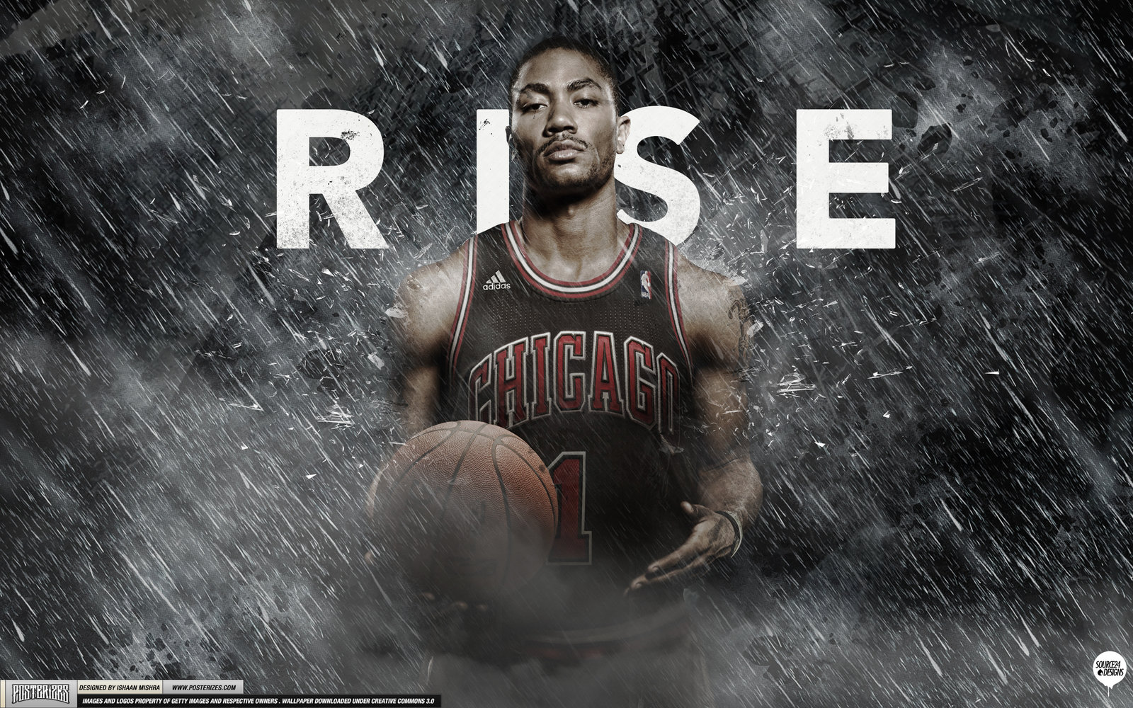 Derrick Rose Rise Wallpaper by IshaanMishra on