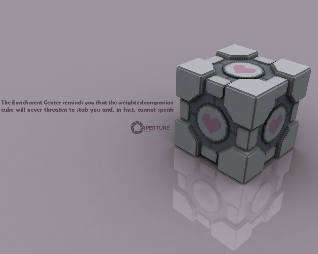 companion cube by itsklicken on deviantart companion cube by