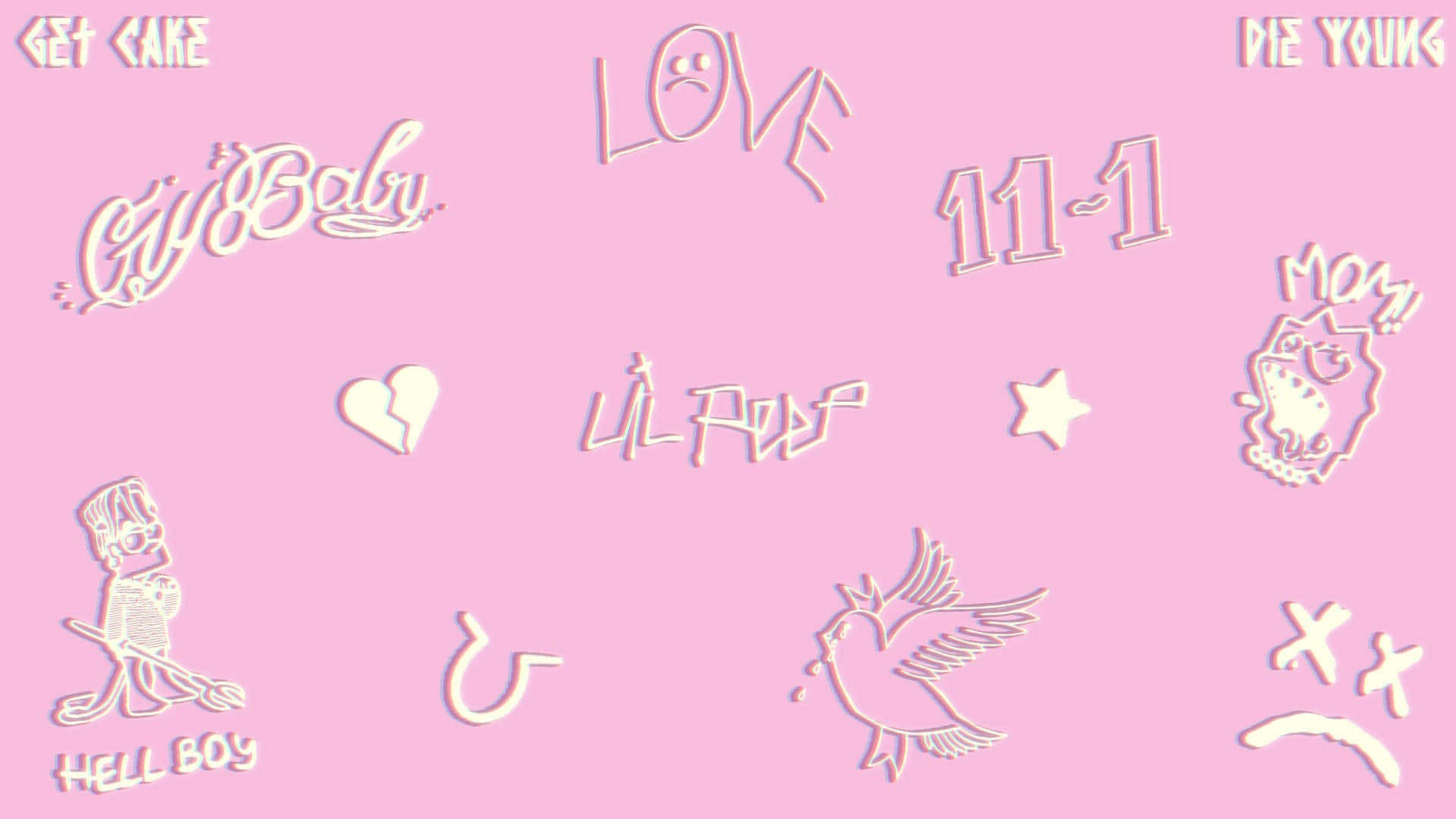 Lil Peep Logo Wallpaper