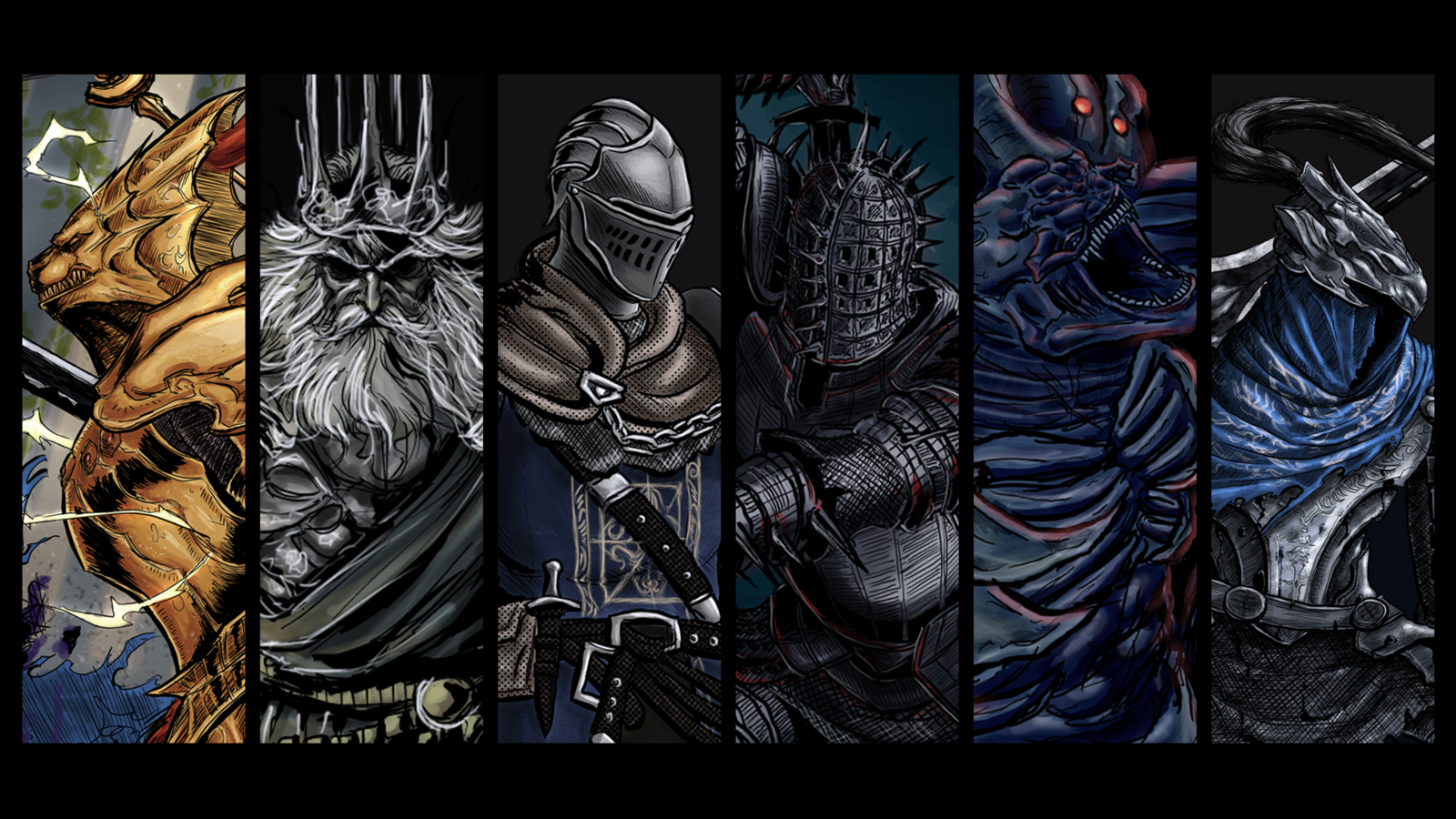 Dark Souls Bosses Wallpaper HD By