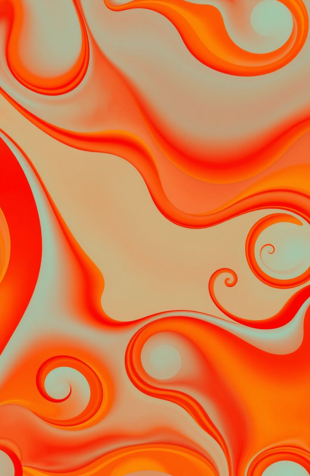 Abstract Orange Wallpaper