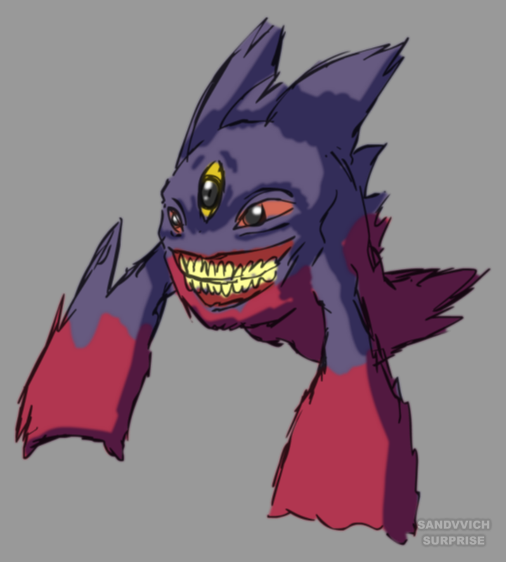 Shiny Mega Gengar by Goronic on DeviantArt