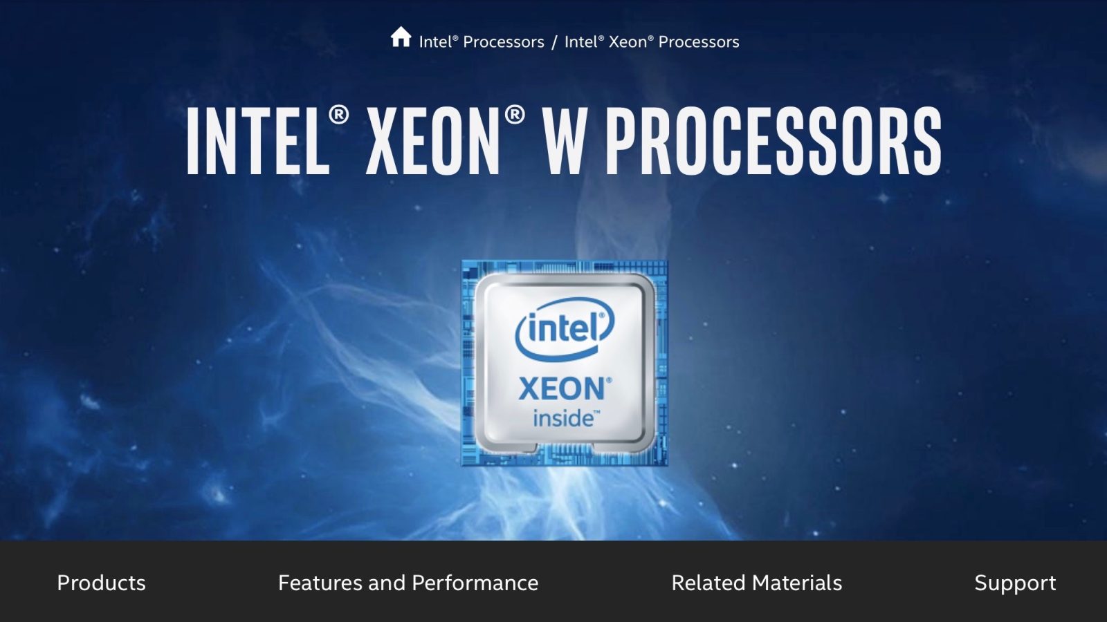Intel Announces New Workstation Focused Xeon W Processors