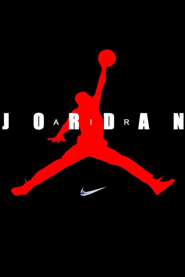 Download for iPhone background Air Jordan Nike Logo from category
