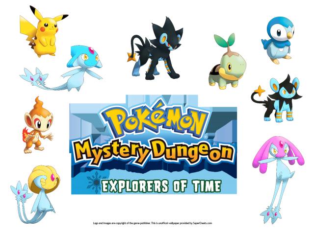 Pokemon Mystery Dungeon Explorers of Time Wallpapers Nintendo DS 640x480