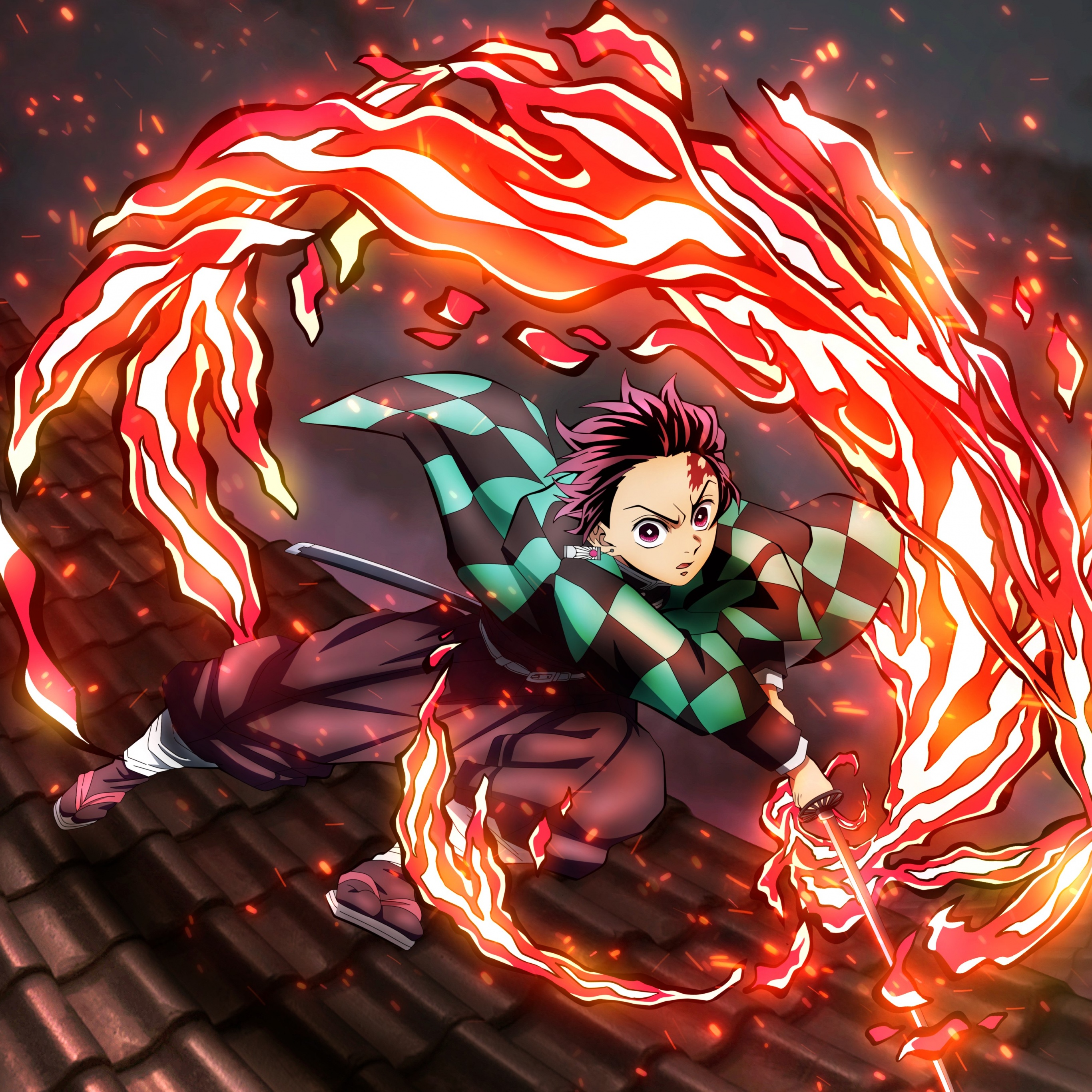 Tanjiro Kamado Wallpaper From Kimetsu