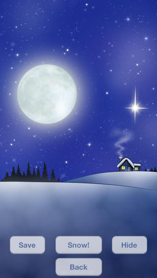 Christmas Slideshow Wallpaper With Animated Snow On The App