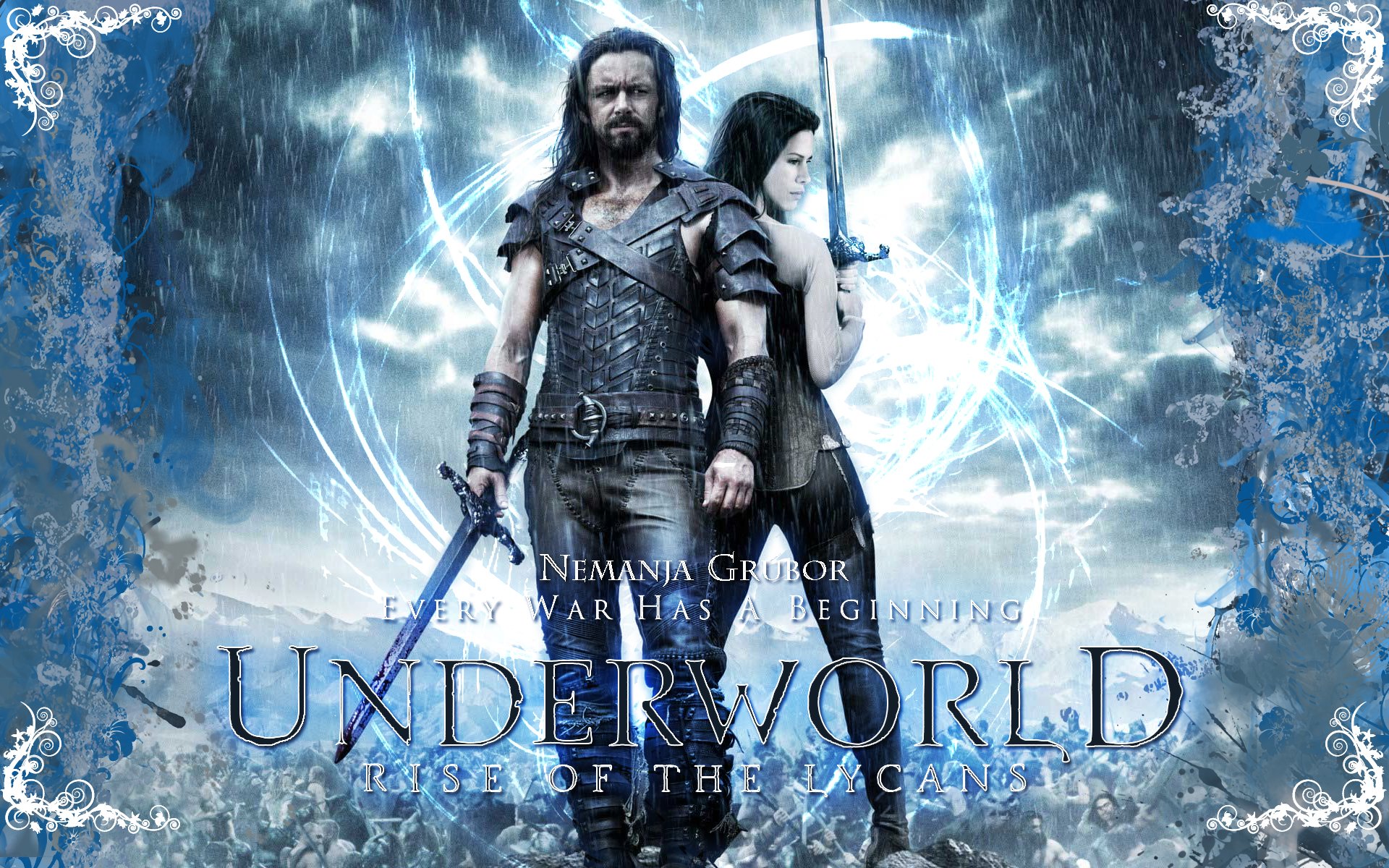 Underworld Action Fantasy Thriller Dark Poster F Wallpaper