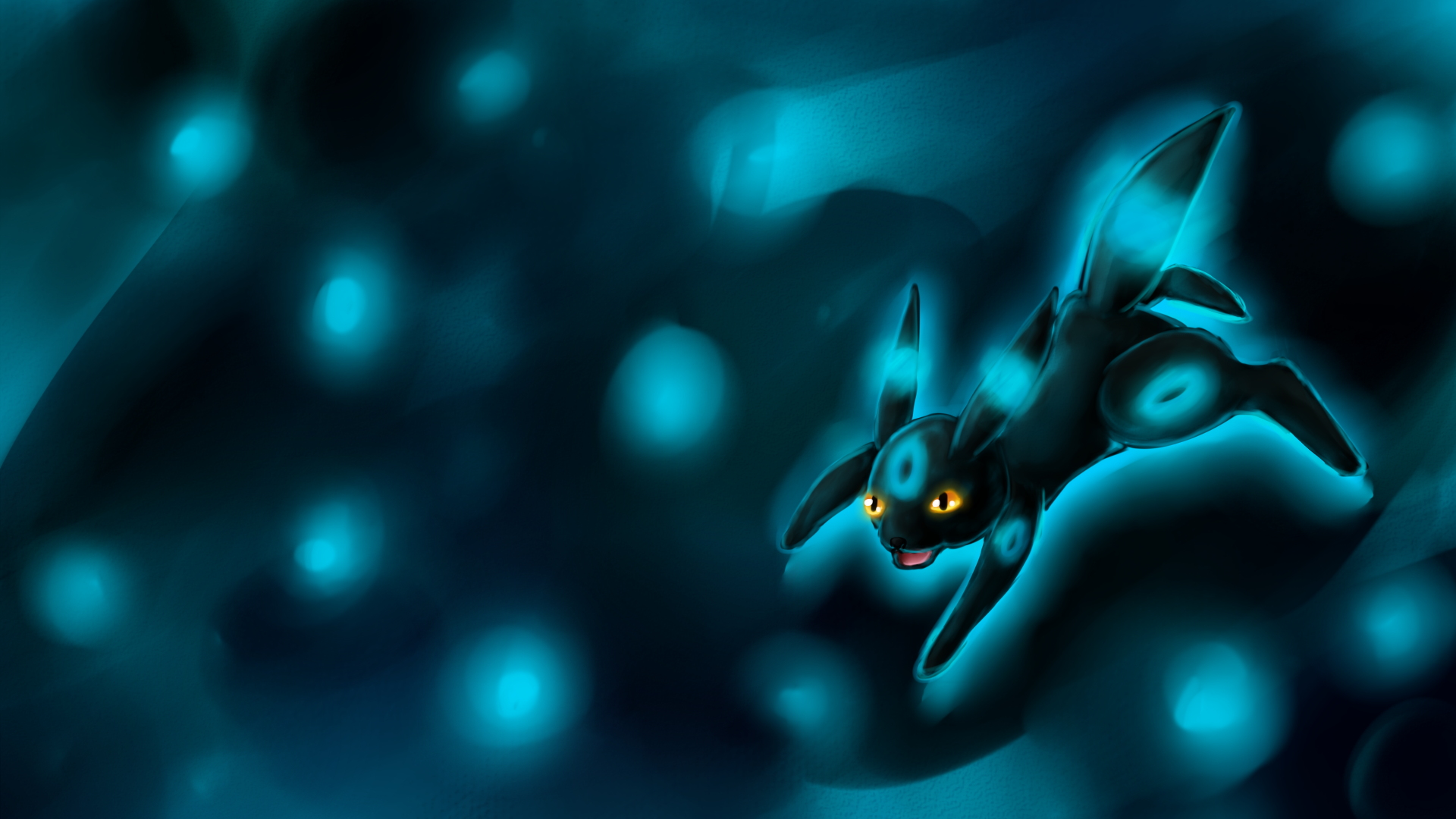 Sparkling Shiny Umbreon Wallpaper By Chicorii Fan Art Games