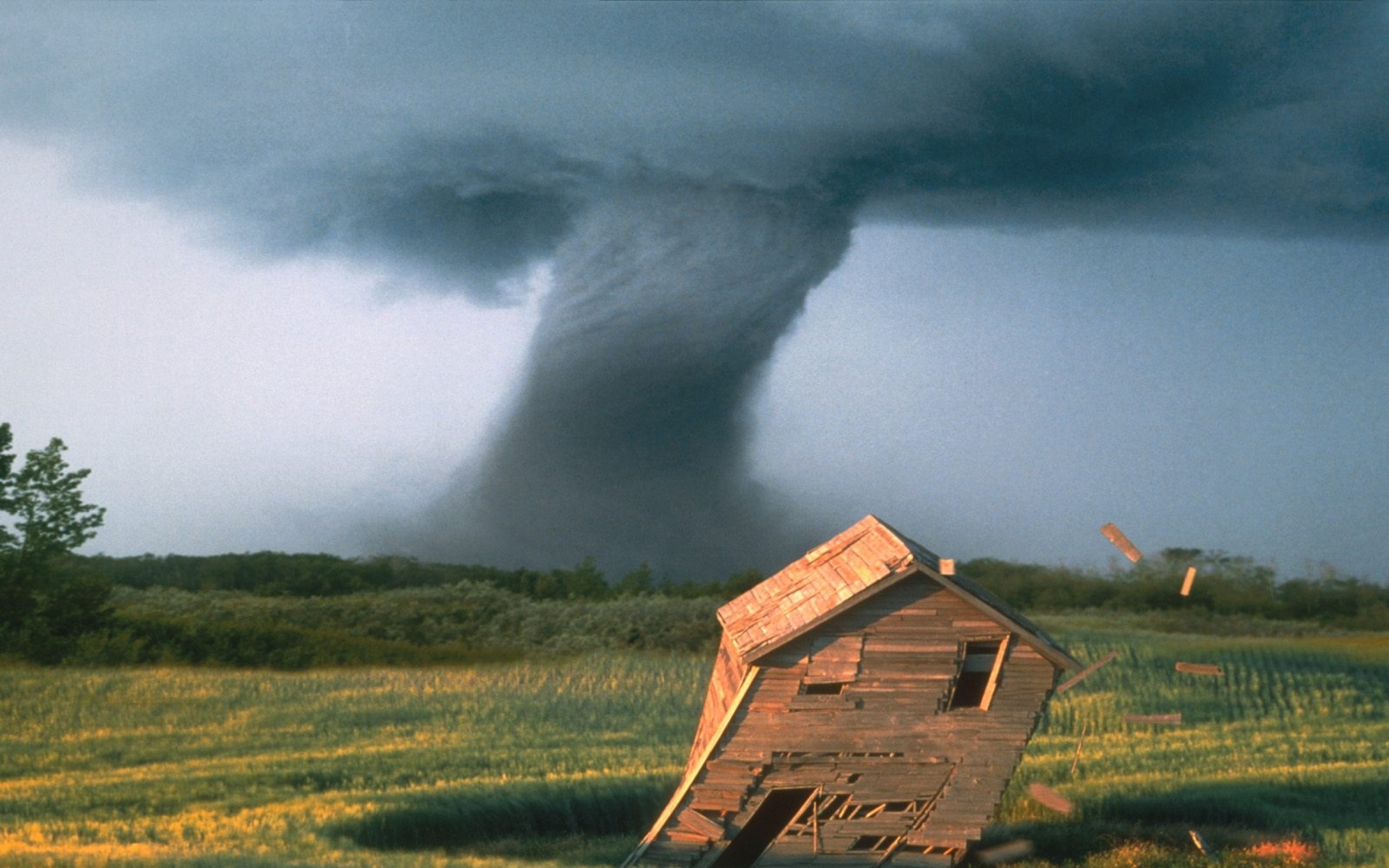 Storm Weather Tornadoes Wallpaper Art HD