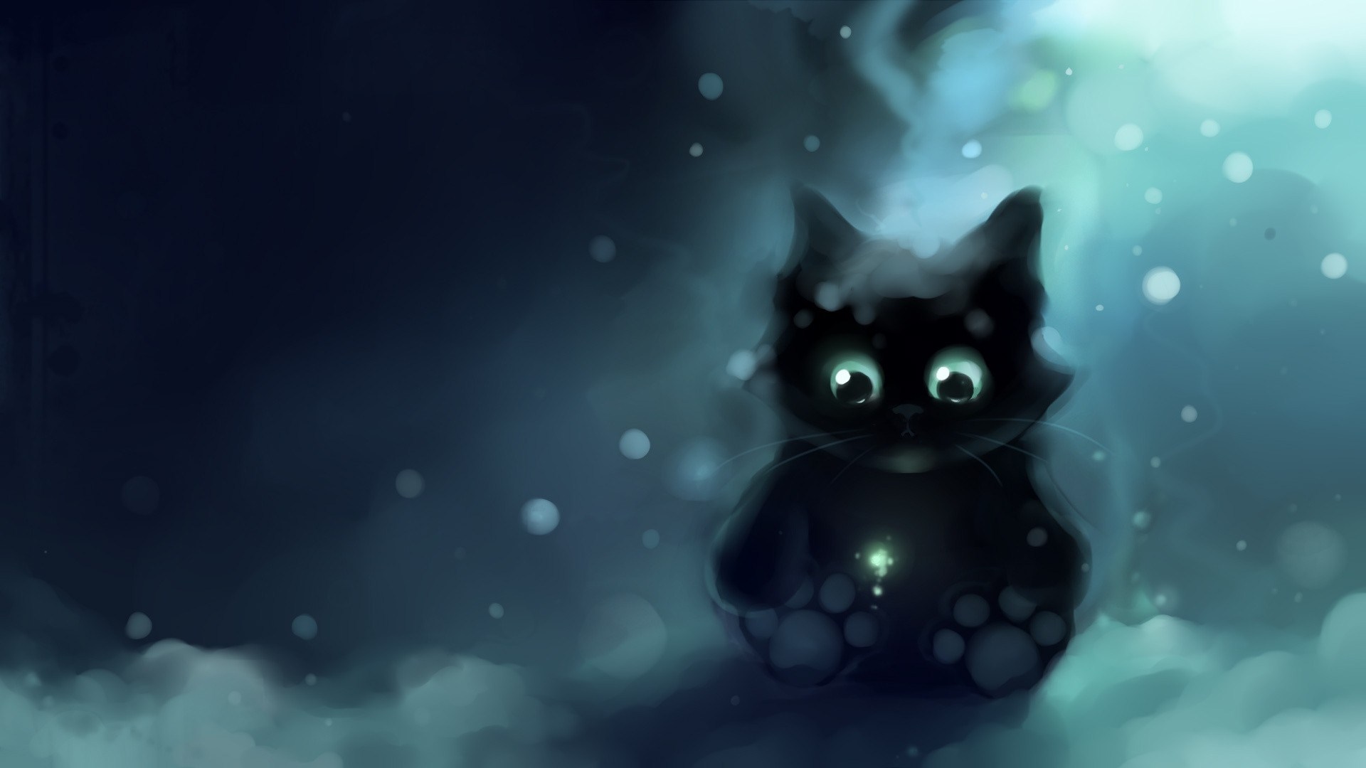 Free download Awesome Black Cat wallpaper 1920x1080 11445