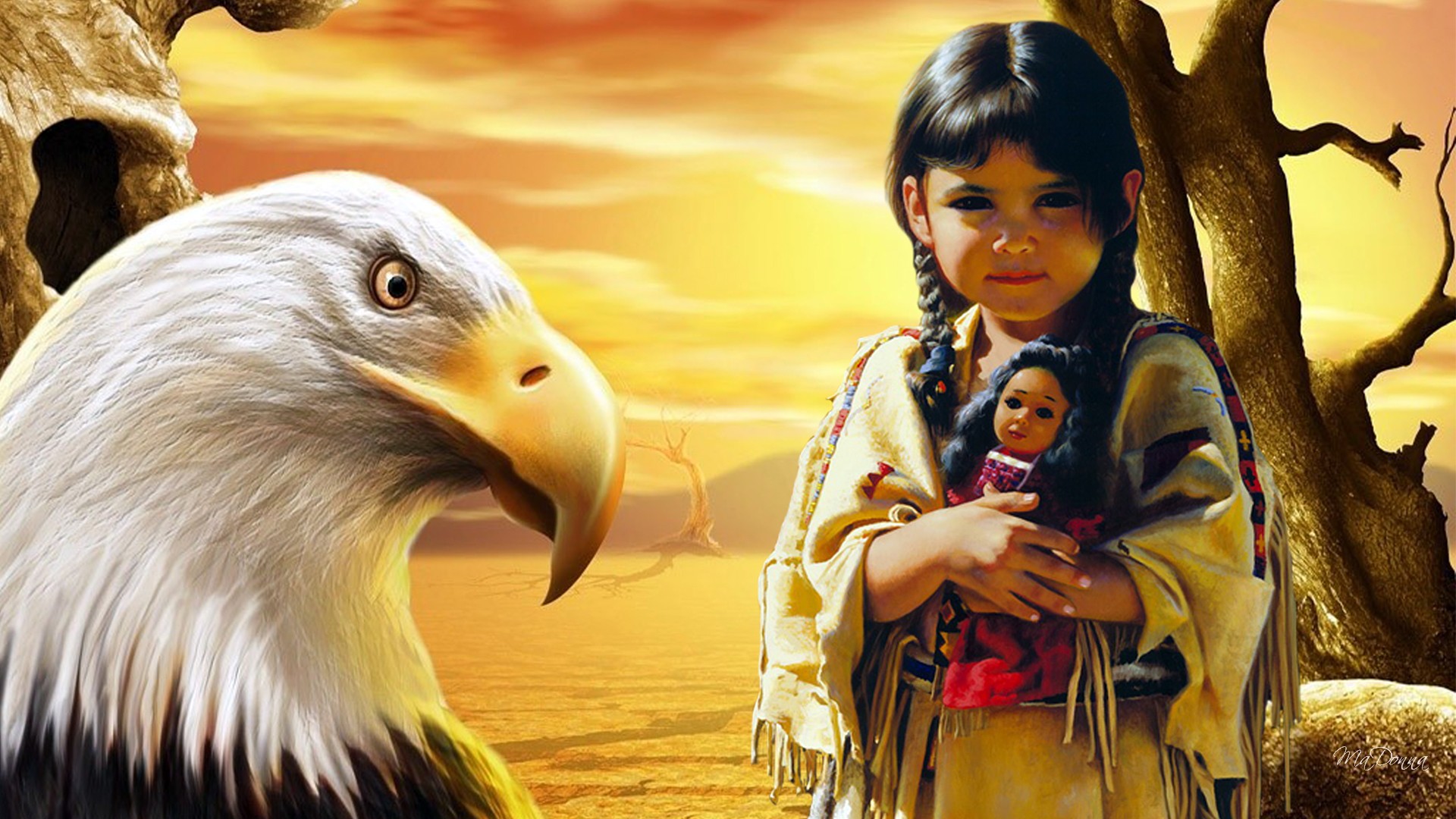 Native American Wallpaper HD Background