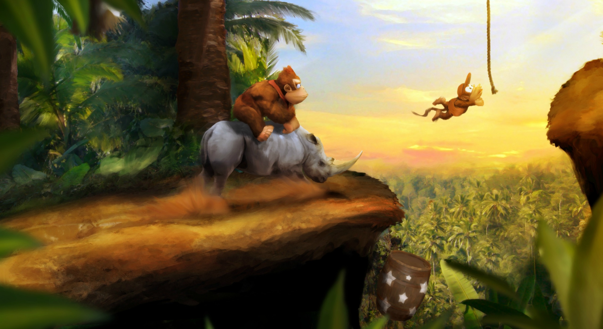 Donkey Kong HD Wallpaper Background Image