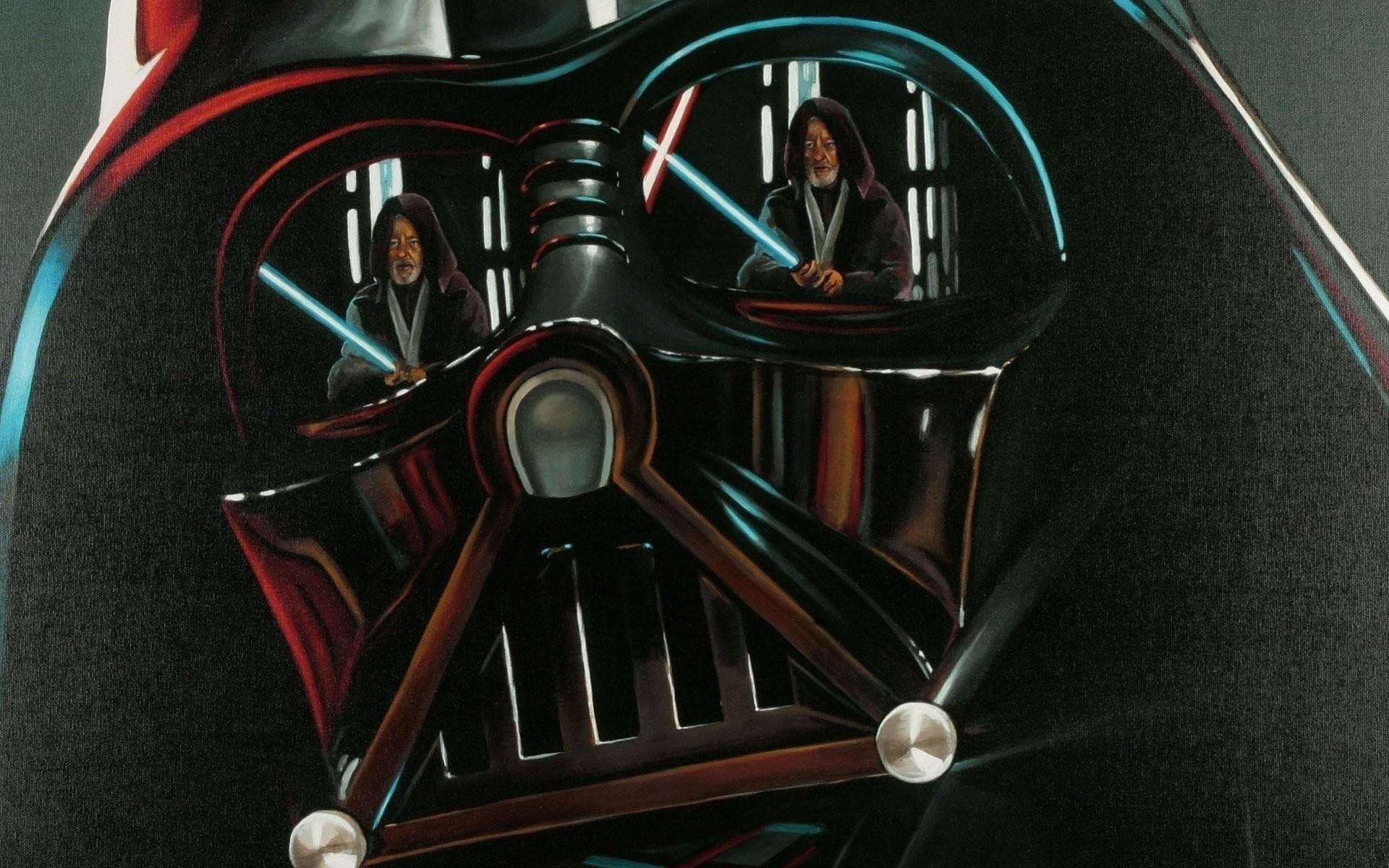 Star Wars Darth Vader Obi Wan Kenobi wallpaper background