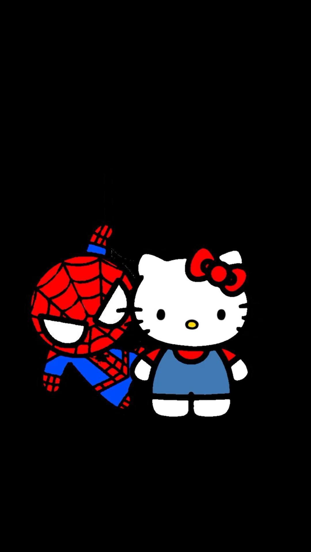Spider Man Hello Kitty Wallpaper In