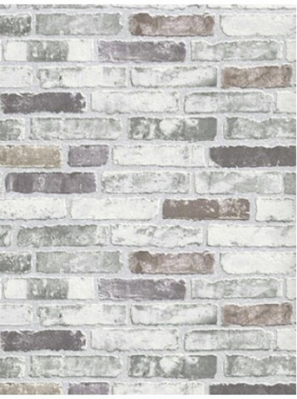 Interior inspiration Exposed brick wallpaper Tribe Magazine 433x580