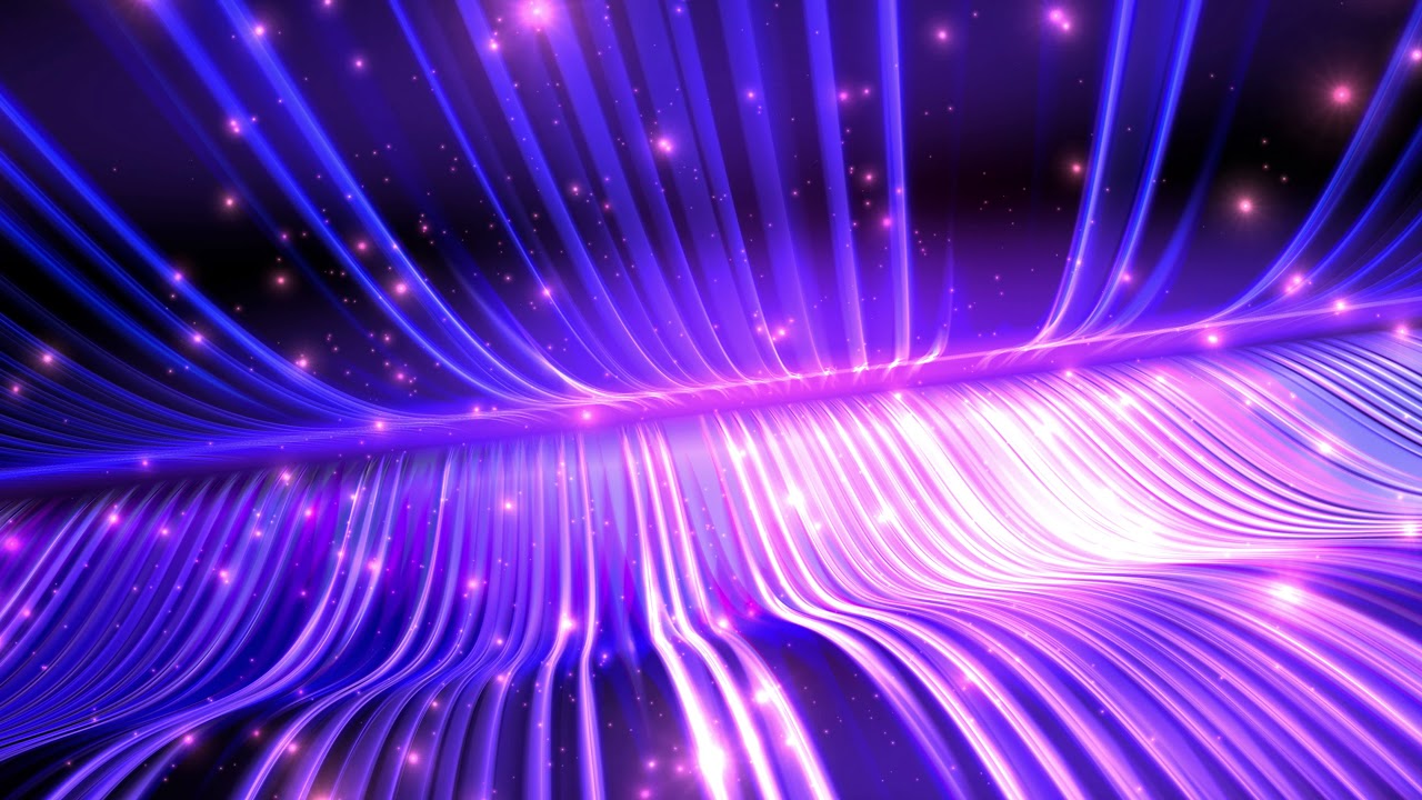 4k Deep Purple Blue Plasma Waves Cool Moving Background Aavfx
