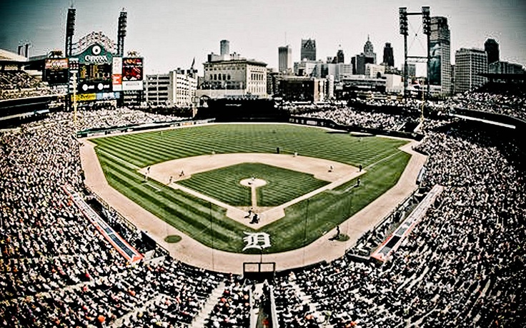 Detroit Tigers Stadium Baseball Wallpaper