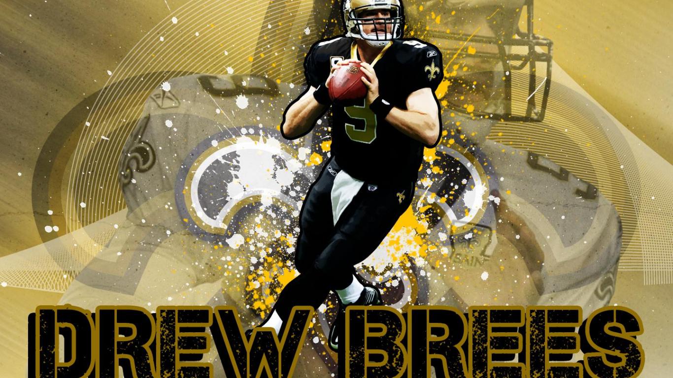 Drew Brees High Quality And Resolution Wallpaper On