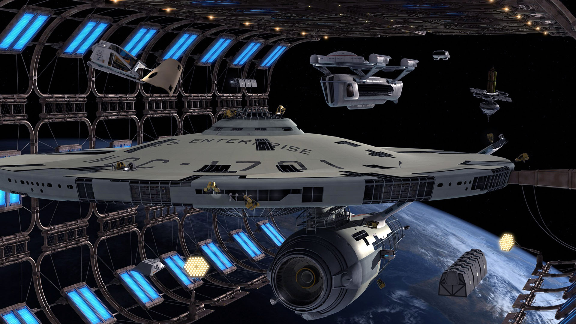 Star Trek Wallpaper Ships Uss Enterprise