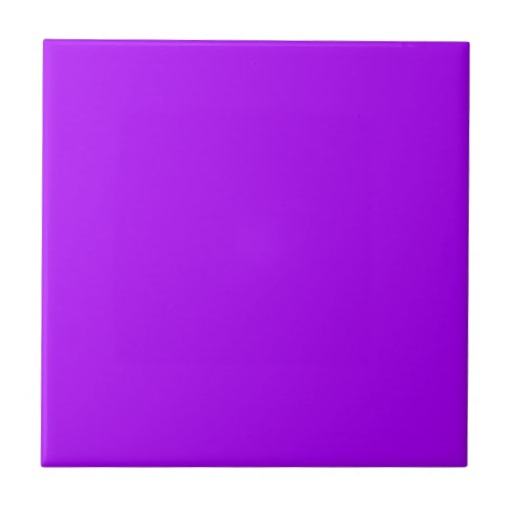 Bright Purple Fuchsia Neon Color Only Tile