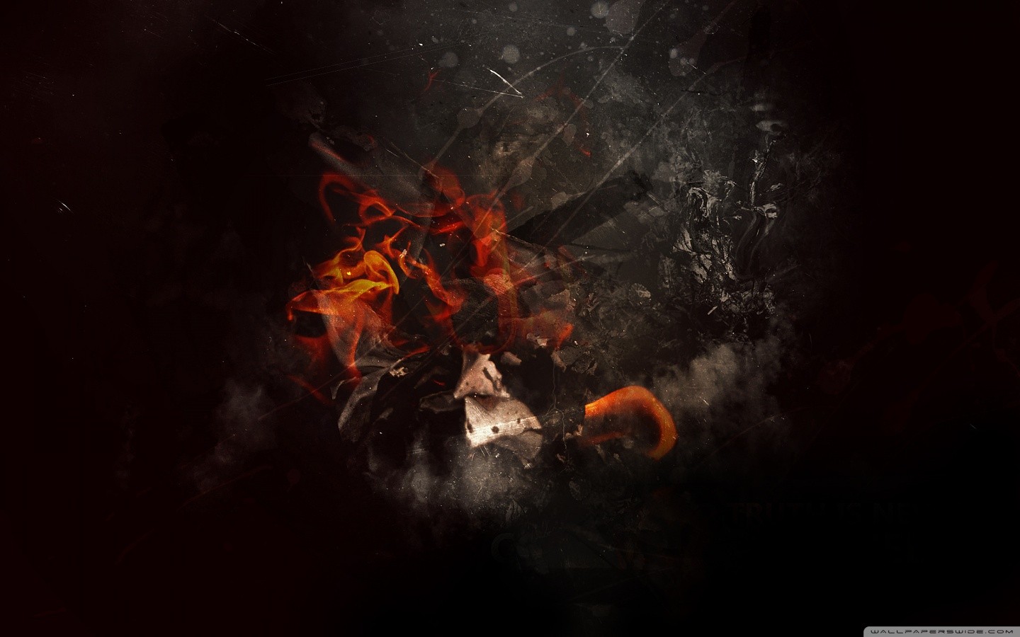 Abstract Fire Wallpaper Elements
