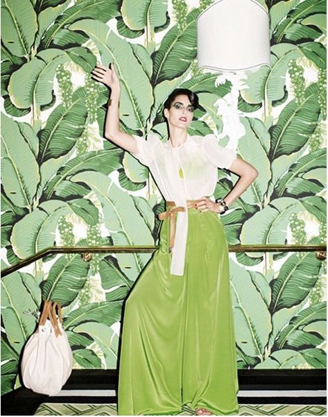 Martinique Banana Leaves Wallpaper Home Decor Pinterest 473x601