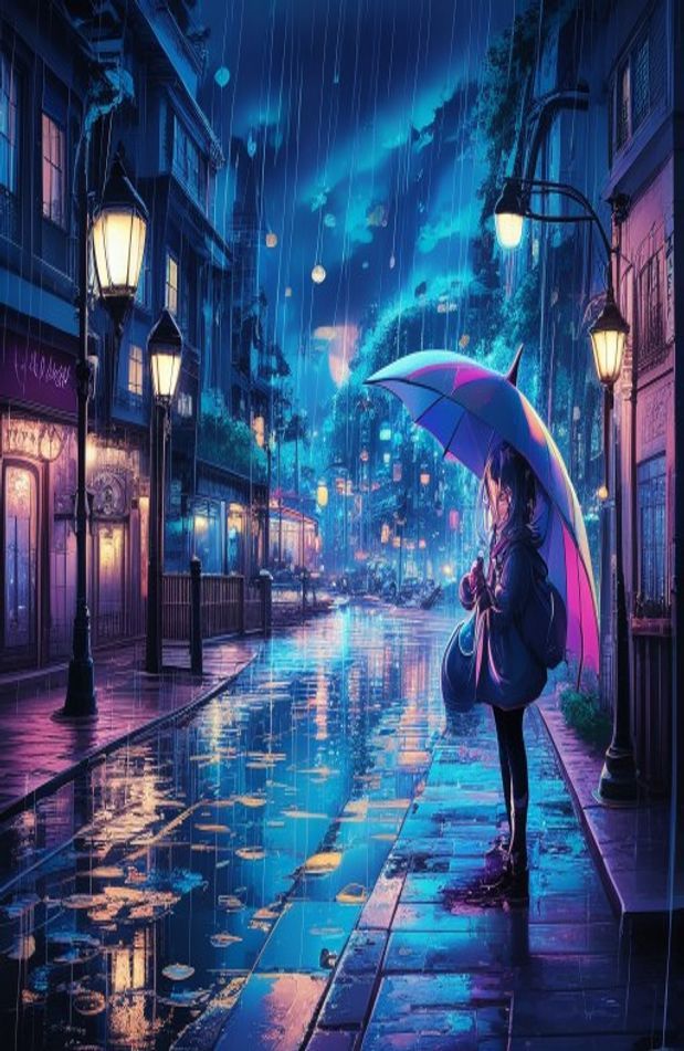 Anime Rain Wallpaper