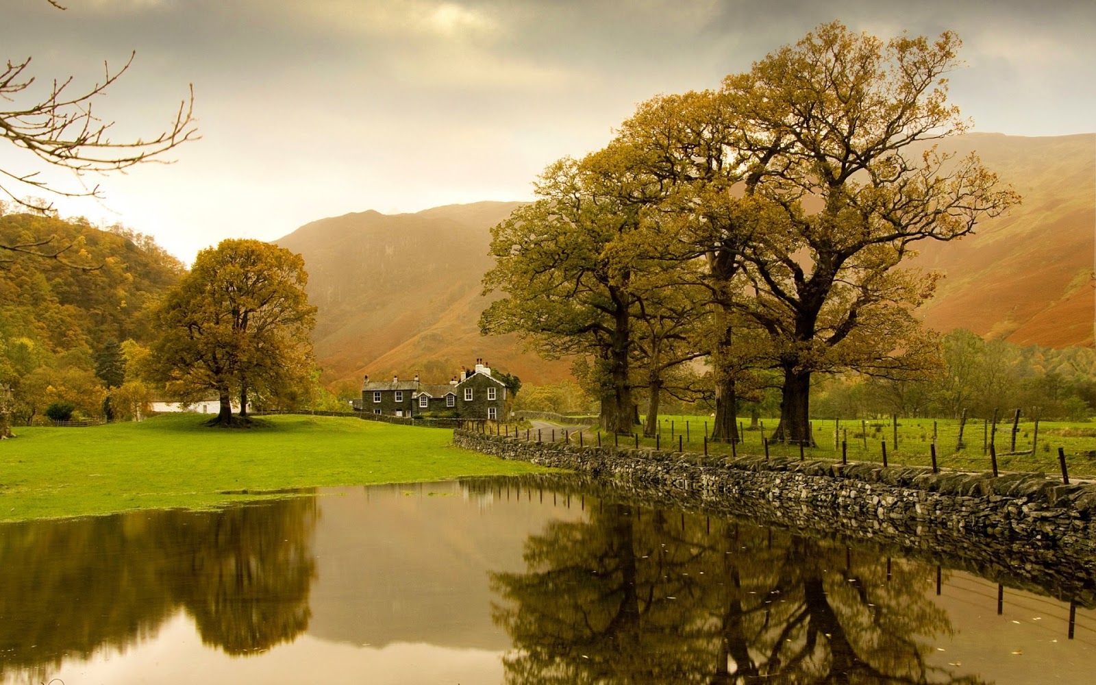 England Autumn Scenery Full HD Desktop Wallpaper 1080p