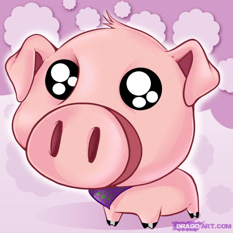 Cute Pig Top HD Wallpaper
