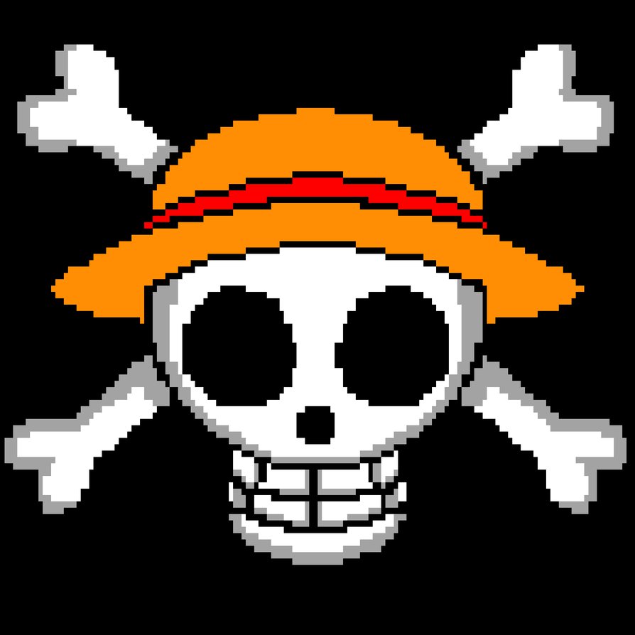 One Piece Jolly Roger Word Pattern Crochet By Sewleigh