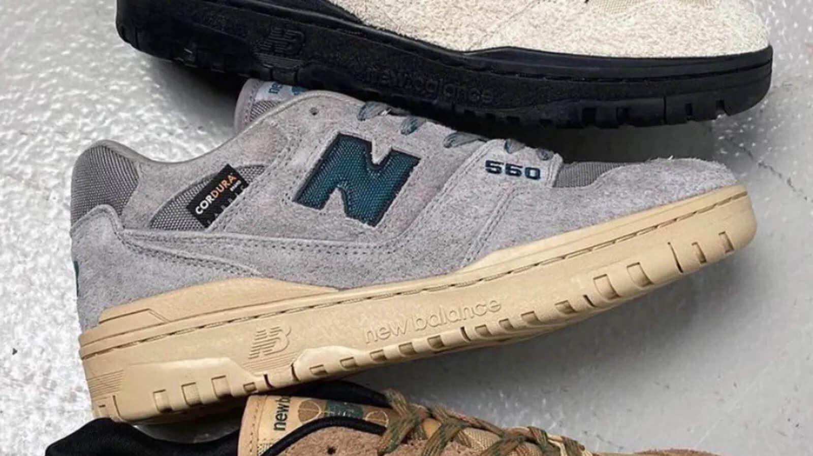 size x New Balance 550 Cordura Pack First Look CNK Daily